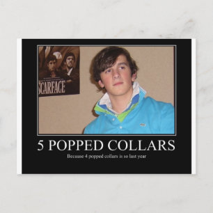 Postal Guay De Cinco Collares De Popa