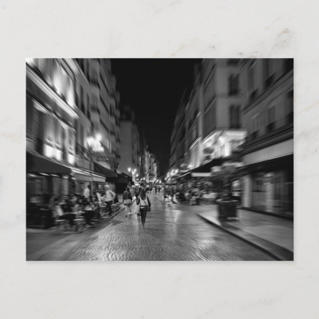 Postal Guay, estilo de vida urbano parisino y cultura (Anverso)