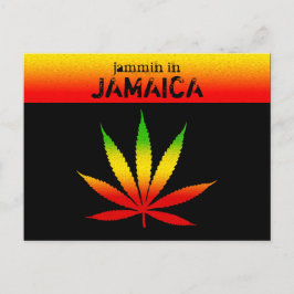 Postal Guay Jammin en Jamaica Reggae Rasta Postcard