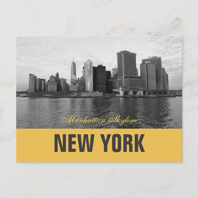 Postal Guay Manhattan Skyline New York (Anverso)