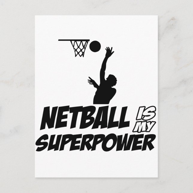 Postal Guay Netball diseños (Anverso)