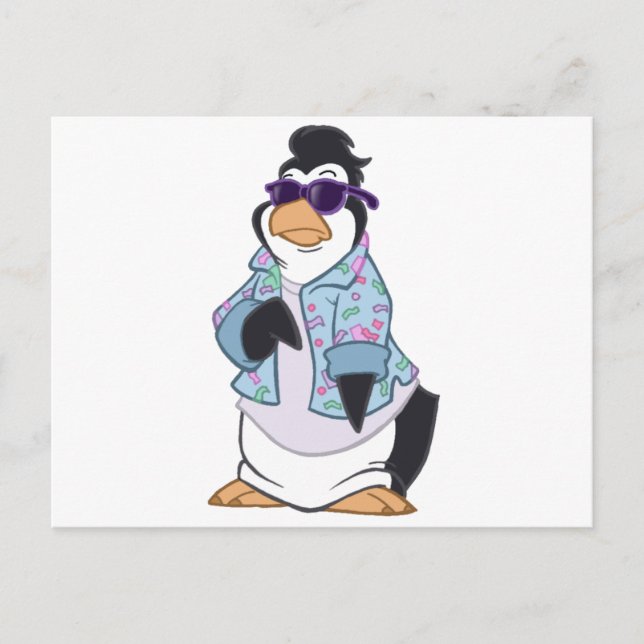 Postal Guay Penguin (Anverso)