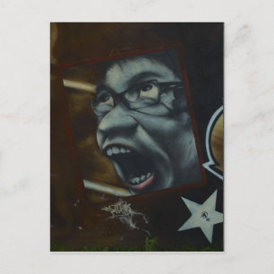 Postal Guay Scream Graffiti Face
