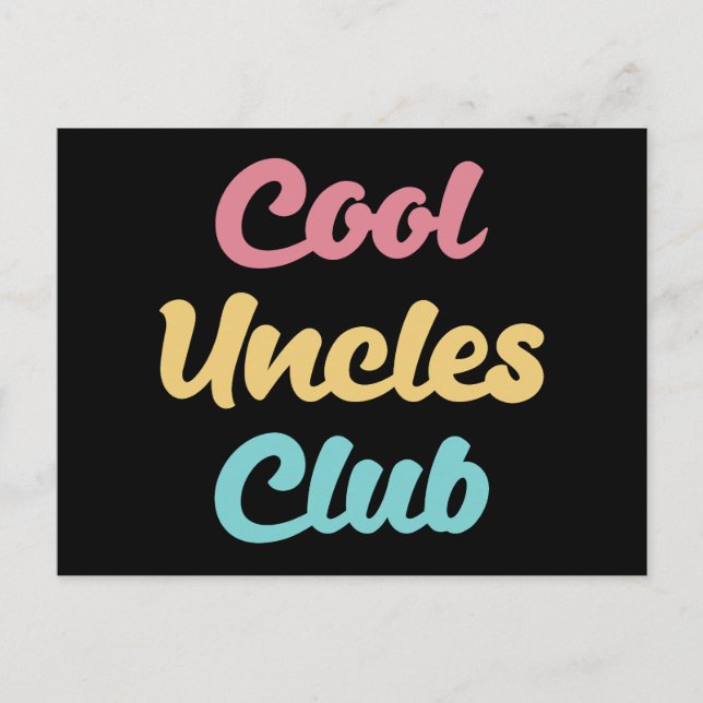 Postal Guay Uncles Club II (Anverso)