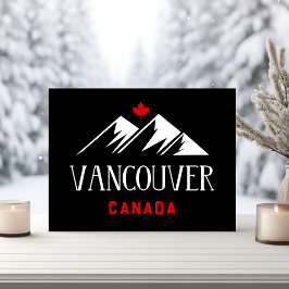 Postal Guay Vancouver Canada Mountains Maple Dark
