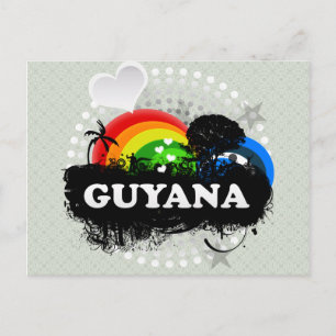 Postal Guayana de la fruta pura