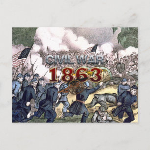 Postal Guerra Civil ABH 1863