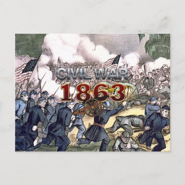 Postal Guerra Civil ABH 1863 (Anverso)