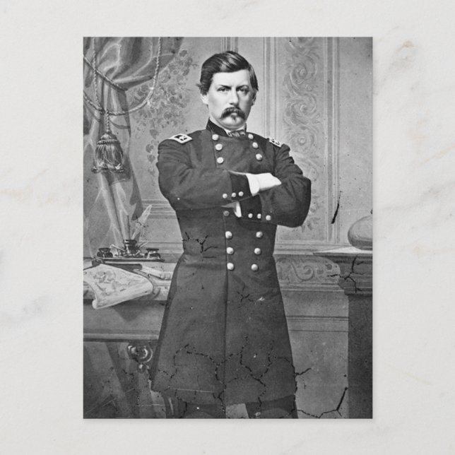 Postal Guerra Civil de Estados Unidos: General McClellan (Anverso)