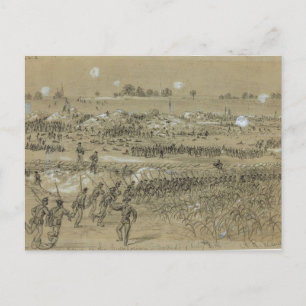 Postal Guerra Civil: Ejército de la Unión en Petersburgo 