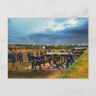 Postal Guerra civil - Unidad de artillería pesada 1861