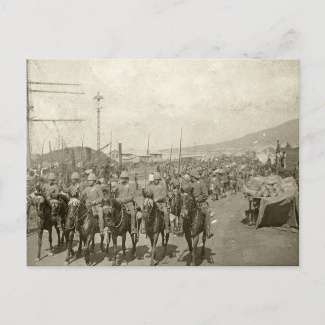 Postal Guerra de Boer del Ejército Británico (Anverso)