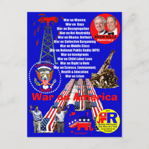 Postal Guerra en Estados Unidos - Postcard