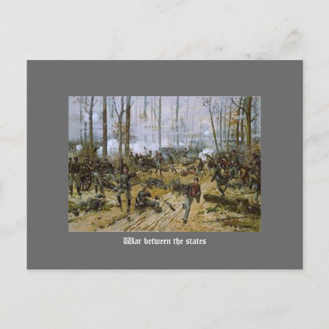 Postal Guerra entre Estados (Anverso)
