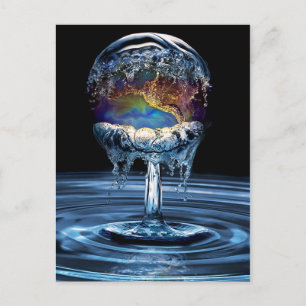 Postal Guerra por el agua