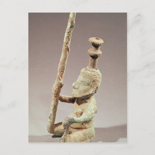 Postal Guerrero, civilización Dong-son, de Vietnam (Anverso)