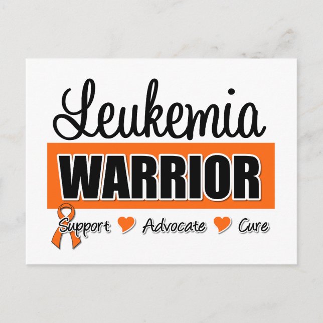 Postal Guerrero de leucemia (Anverso)