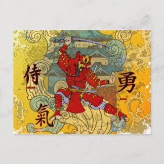 Postal Guerrero de Samurai
