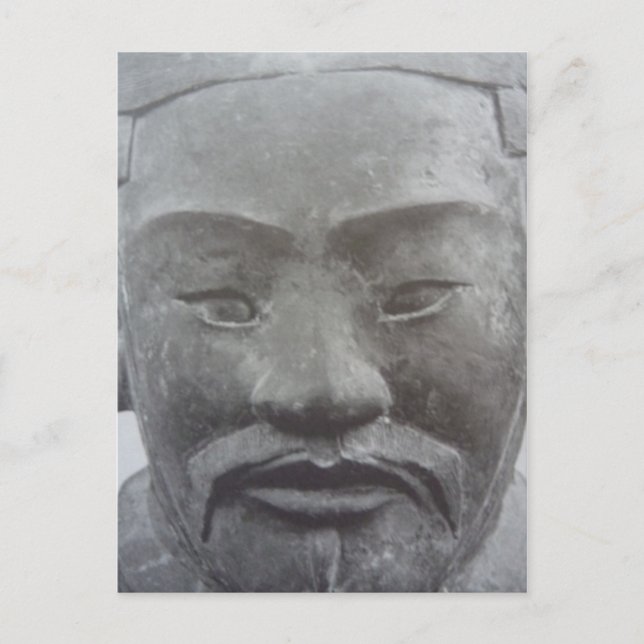 Postal guerrero de xi'an (Anverso)
