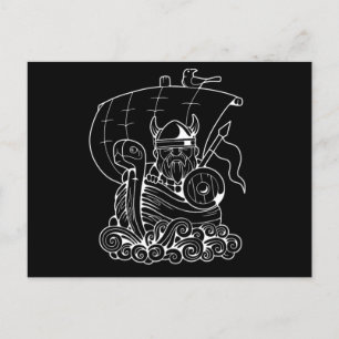 Postal Guerrero del Viaje Norse Mythology Valhalla Gift