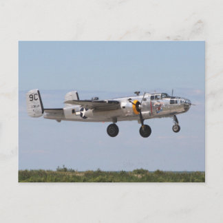 Postal Guerrero del yanqui de B-25 D