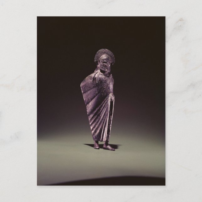 Postal Guerrero espartano (Anverso)