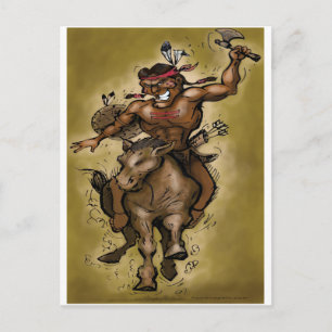 Postal Guerrero indio
