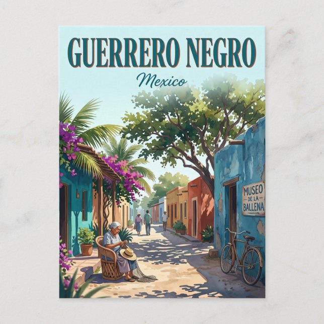 Postal Guerrero Negro México (Anverso)