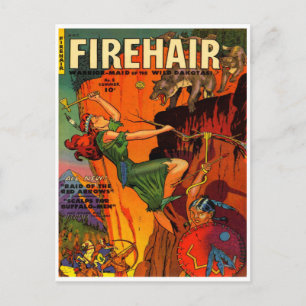 Postal Guerrero pelirrojo, empleada doméstica que lucha c