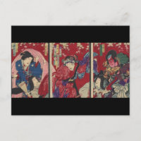 guerrero samurai japonés luchador de espadas bushi
