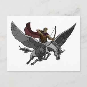 Postal Guerrero Volador