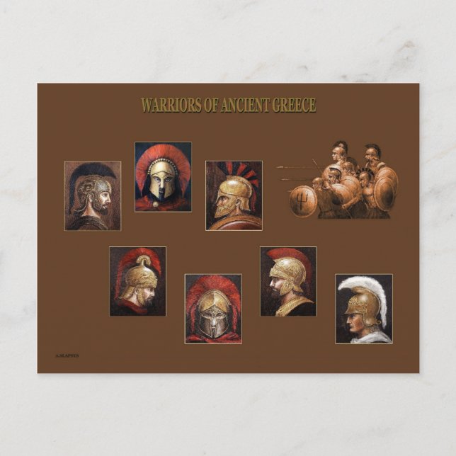 Postal Guerreros antiguos (Anverso)