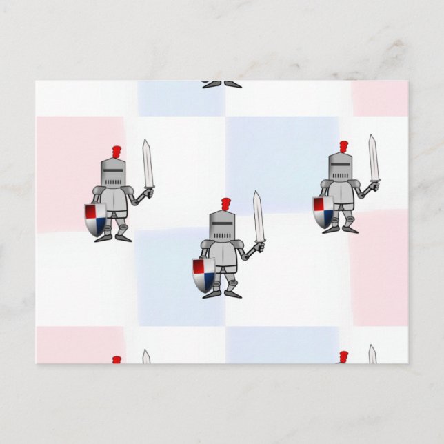 Postal Guerreros de Knight (Anverso)