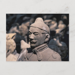 Postal Guerreros de terracota en el 2 de Qin Shihuang
