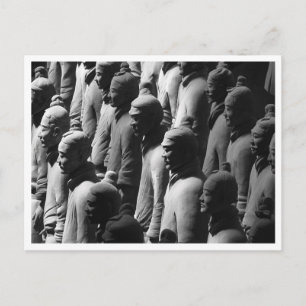 Postal Guerreros de Terracota Xian China Fotografía Foto
