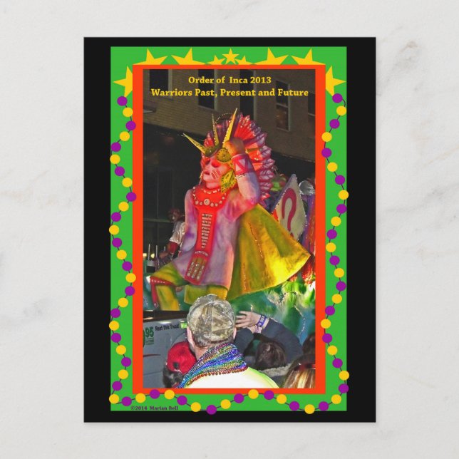 Postal Guerreros Incas (Anverso)