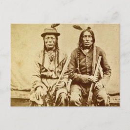 Postal Guerreros sioux con repitiendo la cosecha de los r