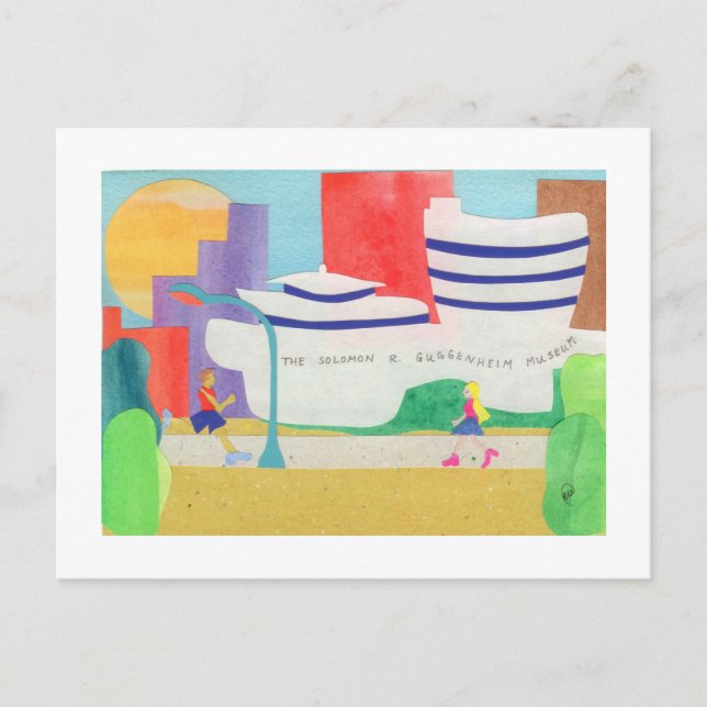 Postal Guggenheim (Anverso)