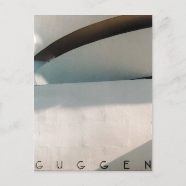 Postal guggenheim (Anverso)