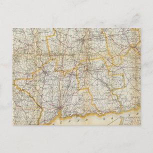 Postal Guía de Mendenhall, Hoja de ruta de Connecticut