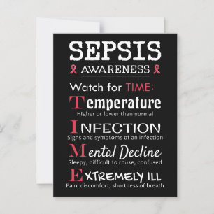 Postal Guía de Sepsis Awareness Watch