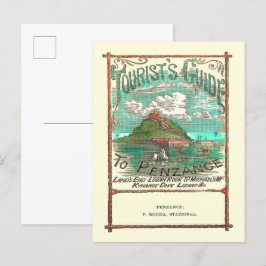 Postal Guía de Viajes de Turistas Vintage