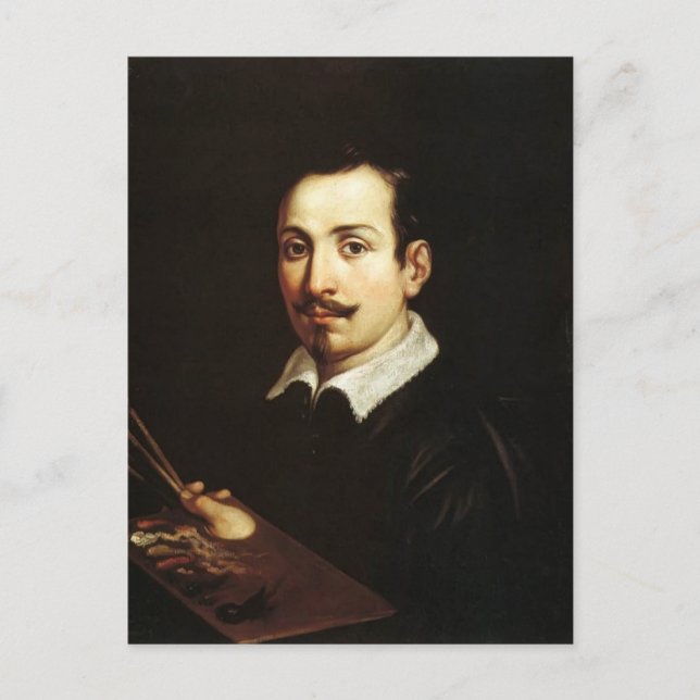 Postal Guido Reni - autorretrato (Anverso)