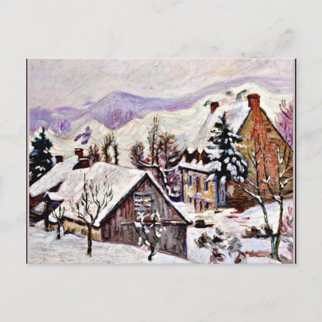 Postal Guillaumin - La aldea de St. Sauves-d'Auvergne (Anverso)