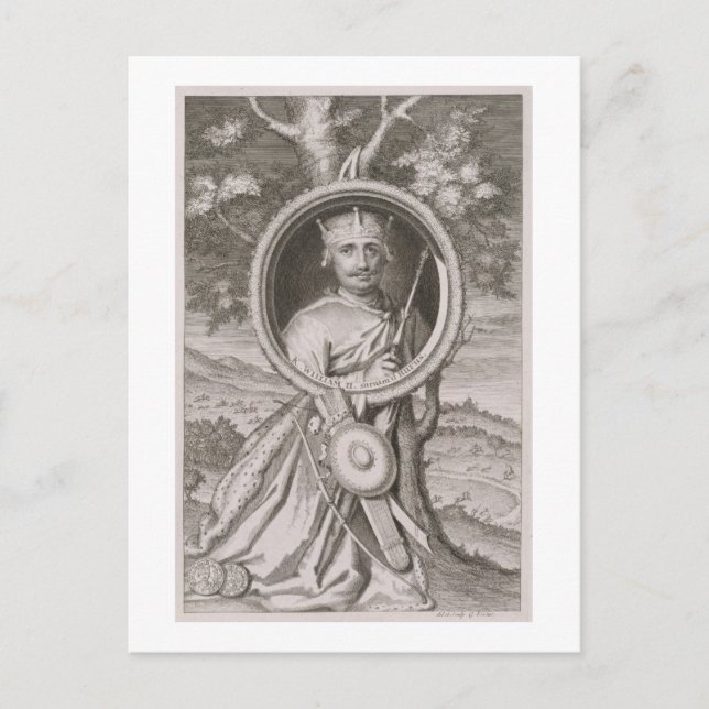 Postal Guillermo II 'Rufus' (c.1056-1100) Rey de Inglater (Anverso)