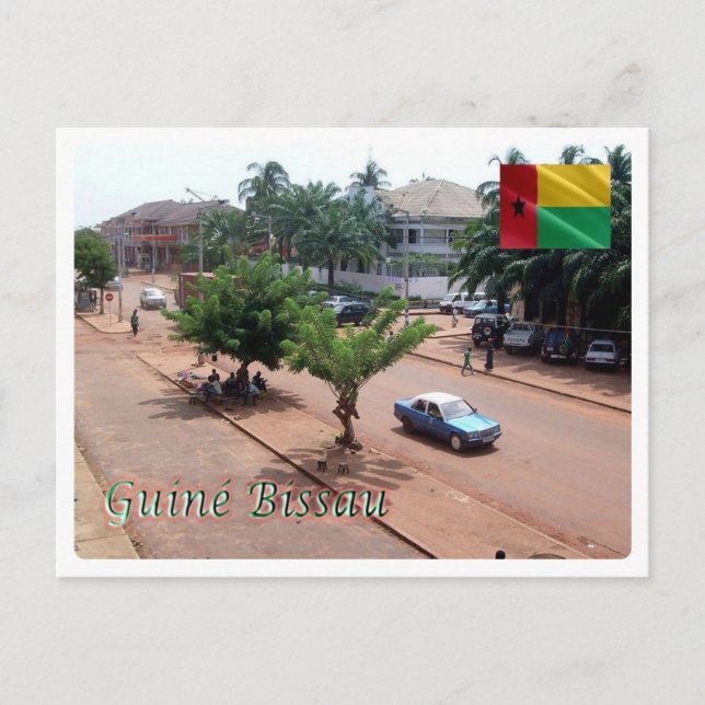 Postal Guinea-Bissau - Bissau - Centro de la ciudad - (Anverso)