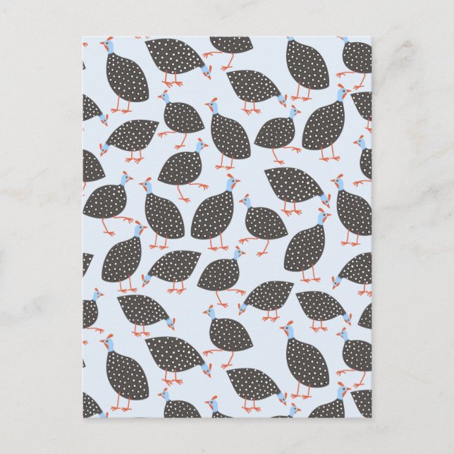 Postal Guinea Hen Bird (Anverso)