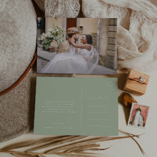 Postal Guión caprichoso Foto horizontal de Sage Gracias