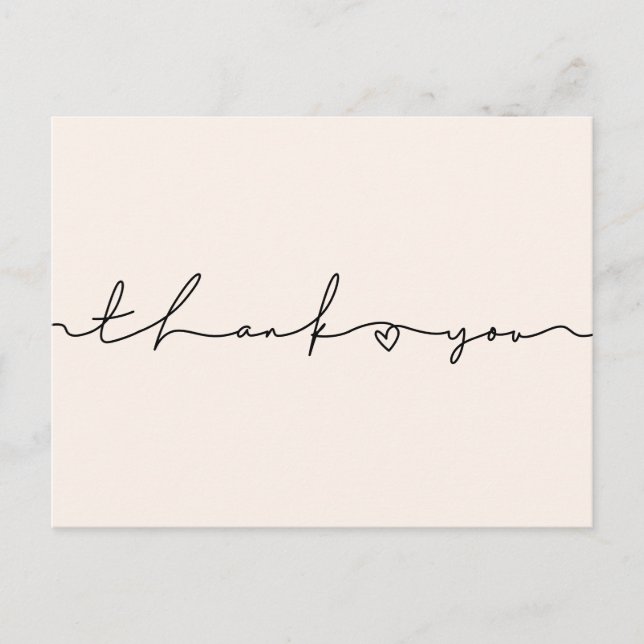 Postal Guión caprichoso lindo Bebé ducha Gracias (Anverso)