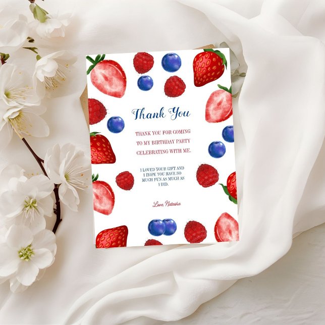 Postal Guión de agradecimiento para fiesta de cumpleaños, (Subido por el creador)